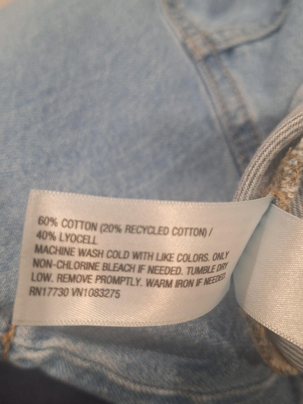 Universal Thread Light Blue Denim Shirt - Picture 5 of 5